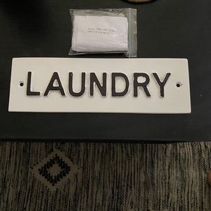 Laundry wall decor